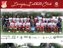 Tablet Screenshot of limogesfc.fr